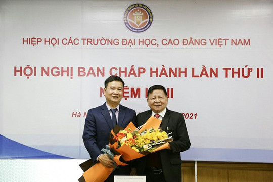 Tổng Biên tập Tạp chí Giáo dục Việt Nam được bầu làm Phó Chủ tịch Hiệp hội các trường đại học, cao đẳng