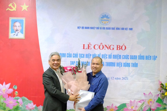 Nhà báo Nguyễn Nam Thắng giữ chức Tổng Biên tập Tạp chí Doanh nghiệp và Thương hiệu nông thôn