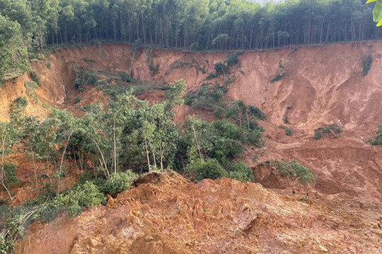 Sạt lở đất nghiêm trọng tại Tuyên Quang