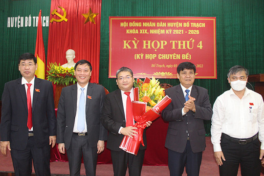 Bố Trạch (Quảng Bình) có tân Phó Chủ tịch Huyện