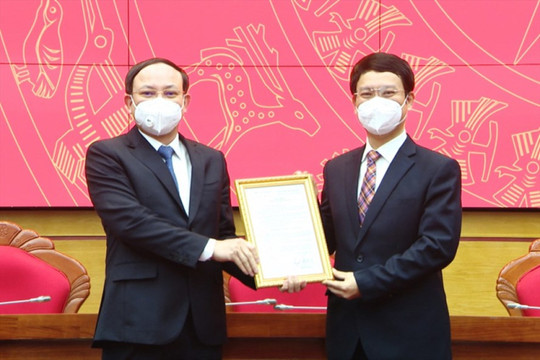 Quảng Ninh: Ông Nguyễn Hồng Dương được bổ nhiệm Trưởng ban Tuyên giáo tỉnh ủy