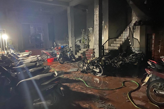 Hà Nội: Cháy nhà trọ ở phường Phú Đô, 6 người thương vong