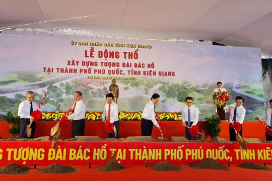 Kiên Giang: Khởi công xây dựng Tượng đài Bác Hồ tại thành phố Phú Quốc
