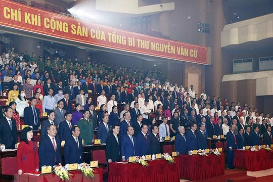 Trang trọng Lễ kỷ niệm 110 năm Ngày sinh Tổng Bí thư Nguyễn Văn Cừ 