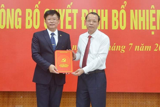 Bắc Ninh: Trao quyết định bổ nhiệm nhiều nhân sự của tỉnh