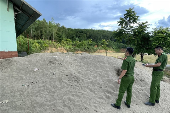 Sơn La: Tăng cường quản lý khai thác cát ở huyện vùng cao