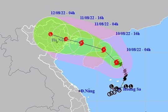 Hải Phòng: Cập nhật tình hình bão số 2 cho các tàu cá đánh bắt xa bờ