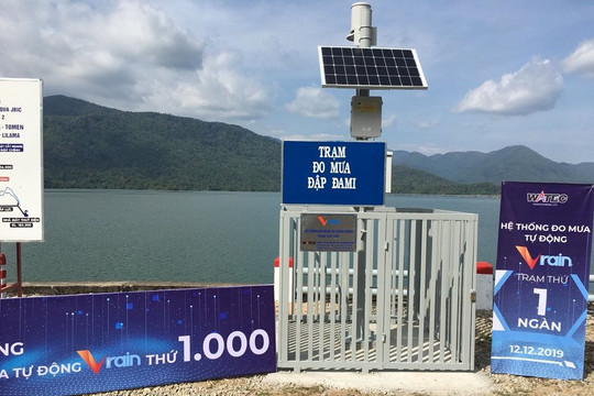 Thừa Thiên Huế: Nghiệm thu, khánh thành trạm đo mưa tự động (Vrain) phục vụ phòng chống thiên tai