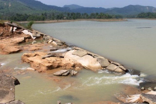 Bình Phước: Nhiều hồ đập không đảm bảo an toàn
