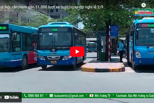 [VIDEO] Hà Nội vận hành gần 11.000 lượt xe buýt/ngày dịp nghỉ lễ 2/9