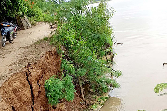 An Giang: Cảnh báo 5 đoạn sông đặc biệt nguy hiểm có nguy cơ sạt lở cao