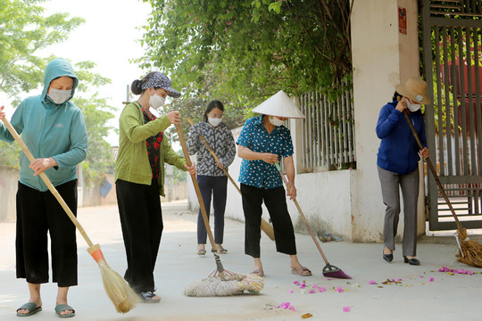 Bắc Giang: Phát huy vai trò của tổ tự quản vệ sinh môi trường
