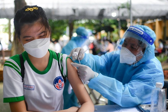 Hơn 7.000 trẻ em TP.HCM đi tiêm vắc xin Covid-19 trong dịp Quốc khánh 2/9