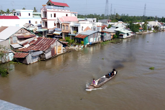 Khẩn trương xử lý ngập úng do mưa to kéo dài ở Tiền Giang