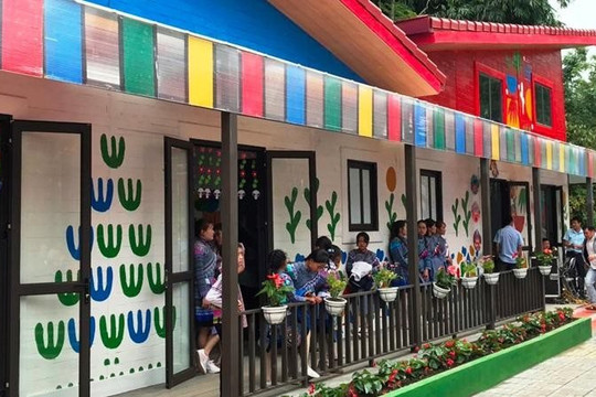 Khánh thành trường mầm non xây bằng nhựa tái chế đầu tiên tại Việt Nam
