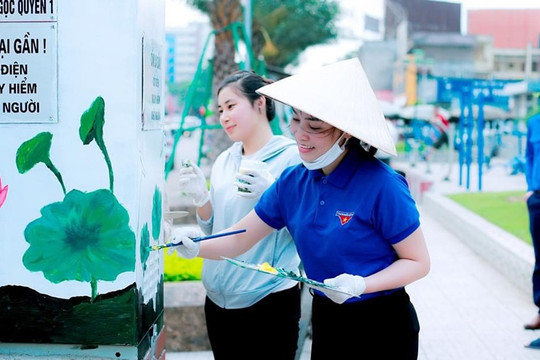 Tuổi trẻ Thái Nguyên ra quân xây dựng công trình thanh niên “Hộp điện xanh”