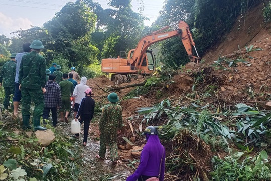 Ma Lai (Nghệ An) mưa lũ gây thiệt hại nặng nề về tài sản của người dân