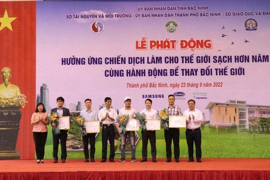 Bắc Ninh phát động hưởng ứng chiến dịch làm cho thế giới sạch hơn năm 2022