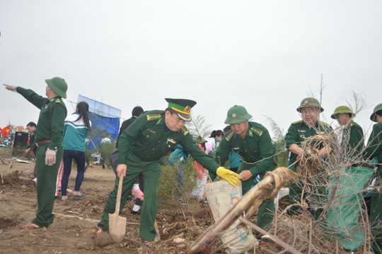 Nam Định: Bộ đội biên phòng tỉnh và chiến dịch “Hãy làm sạch biển”