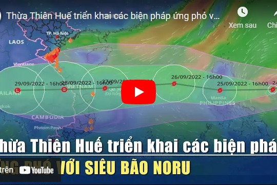 [VIDEO] Đà Nẵng triển khai các biện pháp ứng phó với siêu bão NORU