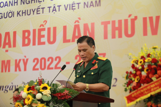 Ông Trần Hồng Quảng làm Chủ tịch Hiệp hội Doanh nghiệp của Thương binh và Người khuyết tật Việt Nam nhiệm kỳ 2022-2027