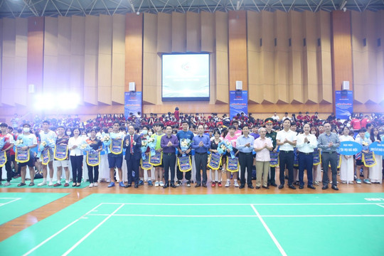 Khai mạc Giải Cầu lông học sinh – sinh viên TP Hà Nội mở rộng tranh Cúp báo Tuổi trẻ Thủ đô lần thứ IX, năm 2022