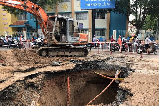 Báo động tình trạng sụt lún nền đất tại TP. Hồ Chí Minh