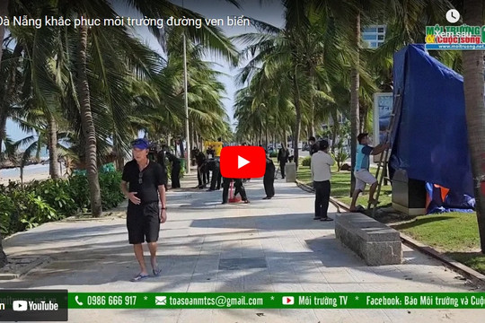 [VIDEO] Đà Nẵng: Huy động lực lượng vệ sinh môi trường tuyến đường du lịch ven biển sau bão NORU