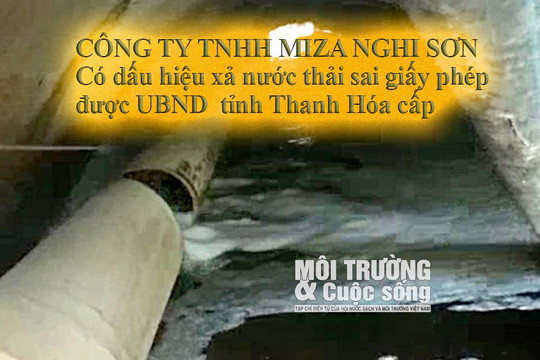 Thanh Hóa - Bài 5: Công ty TNHH Miza Nghi Sơn xả nước thải vào đầm nuôi trồng thủy sản có dấu hiệu chưa đúng với giấy phép xả thải được cấp