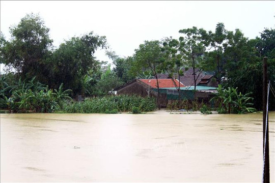 Ảnh hưởng của mưa lũ, hàng nghìn ngôi nhà ở Nghệ An vẫn ngập trong nước