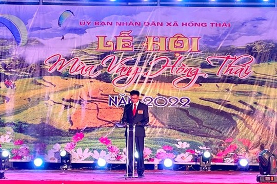 Tuyên Quang: Khai mạc Lễ hội Mùa vàng Hồng Thái năm 2022