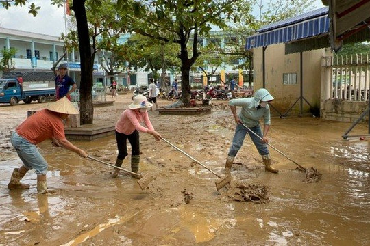Đà Nẵng: Nhiều trường chưa thể đón học sinh sau trận mưa lũ
