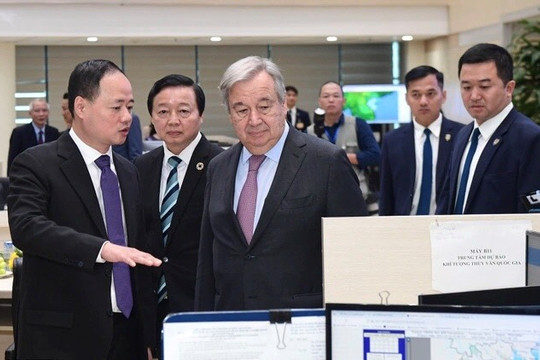 Những hoạt động của Tổng Thư ký LHQ António Guterres trong ngày thứ hai tại Việt Nam