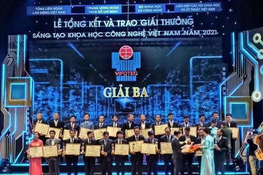 Vinh danh 45 công trình Sáng tạo khoa học công nghệ Việt Nam xuất sắc năm  2021