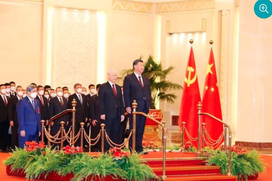 Lễ đón chính thức Tổng bí thư Nguyễn Phú Trọng được tổ chức trọng thể theo nghi thức cao nhất dành cho nguyên thủ quốc gia