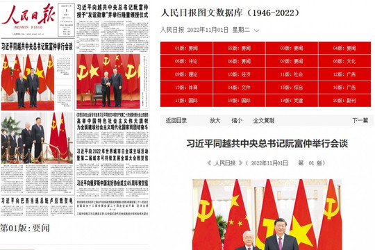 Truyền thông Trung Quốc đưa tin đậm nét hoạt động của Tổng Bí thư Nguyễn Phú Trọng