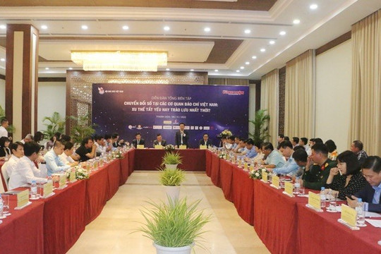 Diễn đàn Tổng biên tập năm 2022: Chuyển đổi số - Xu thế tất yếu tại các cơ quan báo chí Việt Nam