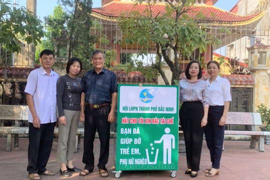 Bắc Ninh: Hội LHPN thành phố triển khai mô hình “Thu gom rác thải tái chế”
