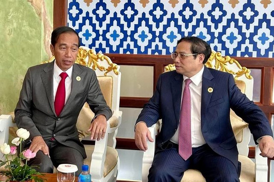Gặp nguyên thủ quốc gia các nước Indonesia, Thái Lan, Malaysia, Thủ tướng Phạm Minh Chính trao đổi về những hợp tác song phương