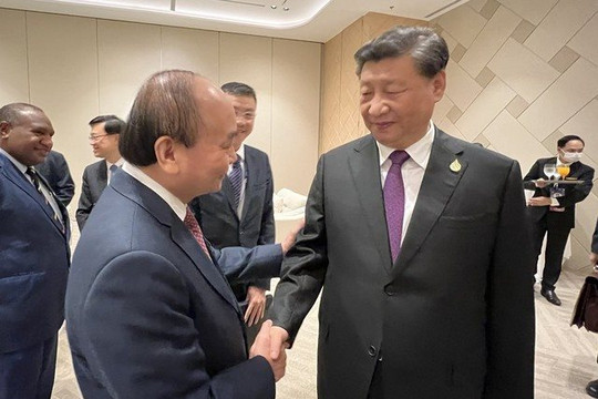 Chủ tịch nước Nguyễn Xuân Phúc gặp gỡ lãnh đạo Trung Quốc và Hoa Kỳ