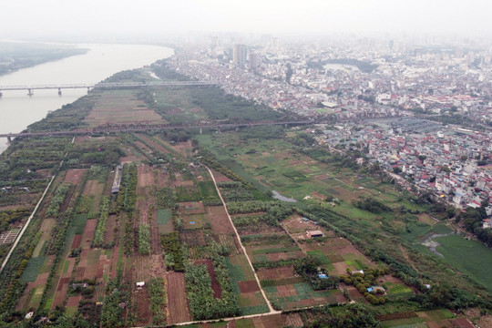 Quận Hoàn Kiếm kiến nghị Hà Nội làm công viên ở bãi giữa sông Hồng