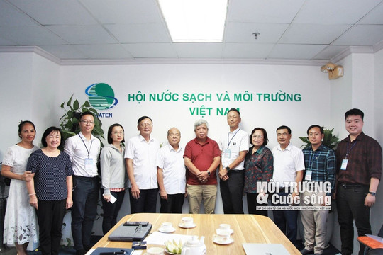 Hội Nước sạch và Môi trường Việt Nam làm việc với Công ty TNHH Nagase Việt Nam