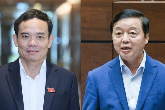 Trình Quốc hội phê chuẩn bổ nhiệm Phó Thủ tướng đối với hai ông Trần Hồng Hà và Trần Lưu Quang