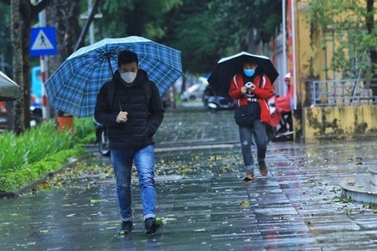 Dự báo thời tiết ngày 9/1/2023: Hà Nội nhiều mây, đêm có mưa vài nơi. Trời rét.