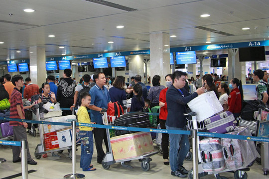 Lưu ý cho hành khách đi và đến sân bay Tân Sơn Nhất dịp Tết