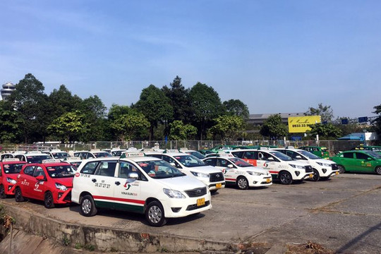Chính thức sân bay Tân Sơn Nhất đưa vào hoạt động bãi đỗ xe taxi miễn phí