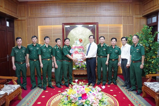 Bí thư Tỉnh ủy thăm và chúc tết Bộ đội Biên phòng tỉnh Bà Rịa - Vũng Tàu