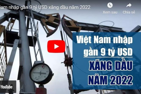 [VIDEO] Việt Nam nhập gần 9 tỷ USD xăng dầu năm 2022