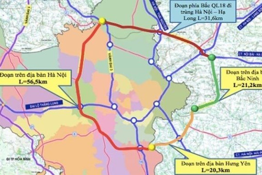 Hà Nội sẽ khởi công dự án đường Vành đai 4 vào tháng 6/2023