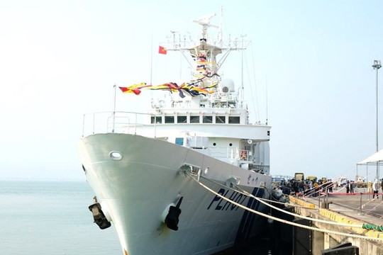 Tàu tuần tra của Lực lượng Bảo vệ bờ biển Nhật Bản thăm TP. Đà Nẵng